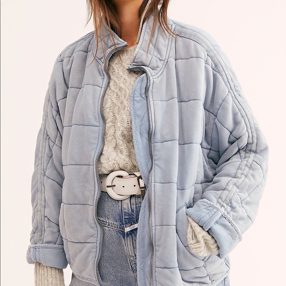 Free People Dolman jacket in Wavy Waters